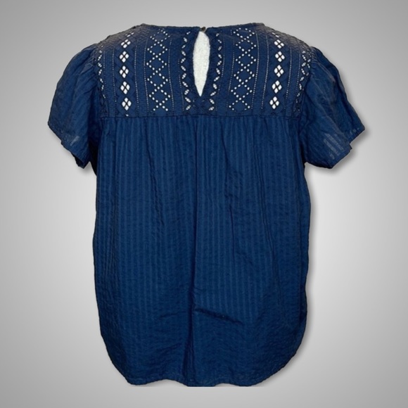 { Ella Moss } - Flutter Sleeve Blouse - Picture 2 of 5